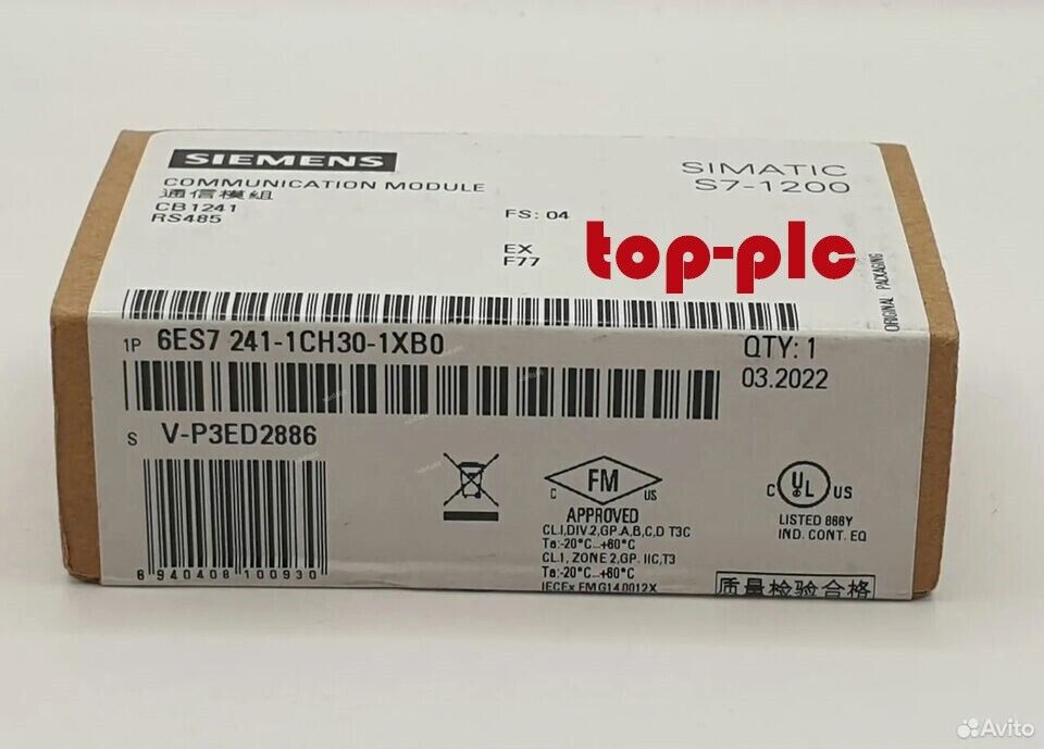 New Siemens 6ES7241-1CH30-1XB0 /6ES7241-1CH30-1XB0 Communication Module
