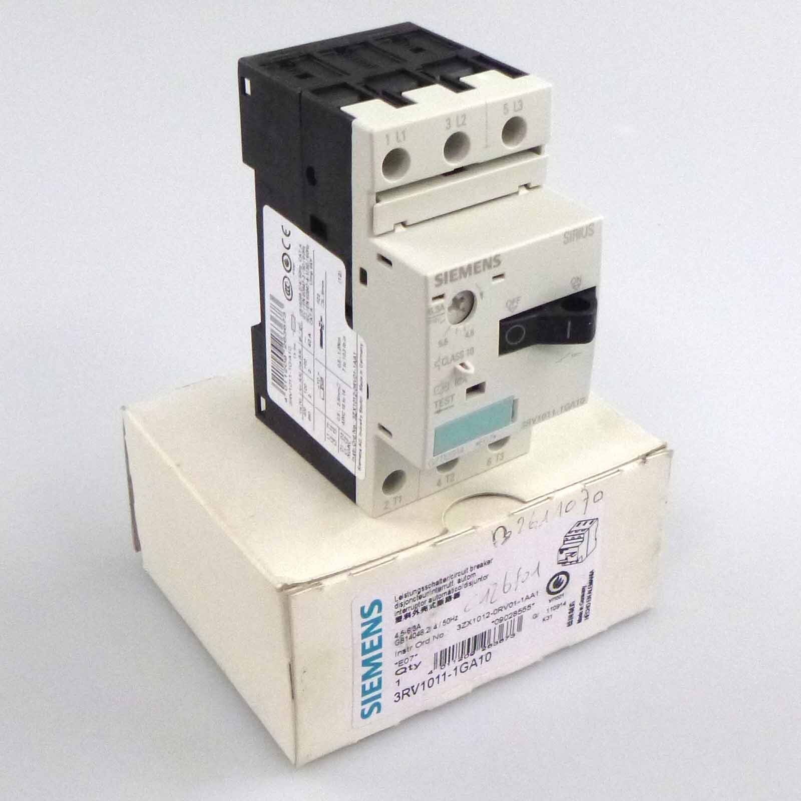 Siemens Leistungsschalter 3RV1011-1GA10 OVP