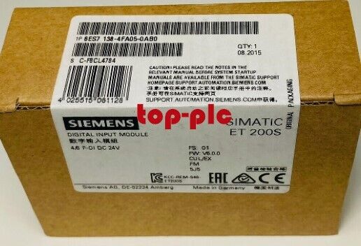 New Siemens 6ES7 138-4FA05-0AB0 / 6ES7 138-4FA05-0AB0 Digital Input Module