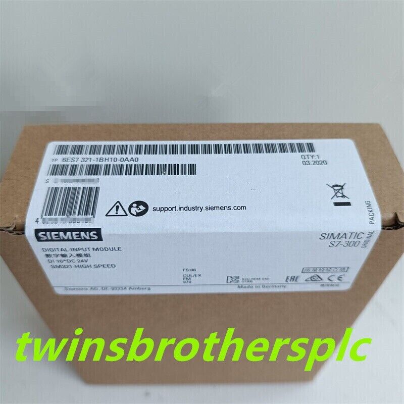 NEW SIEMENS 6ES7 321-1BH10-0AA0 Simatic S7-300 6ES7321-1BH10-0AA0 CPU Module