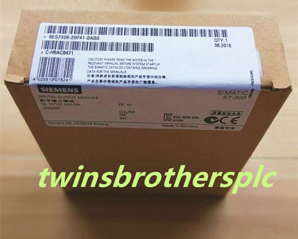 Siemens 6ES7 326-2BF41-0AB0 6ES7326-2BF41-0AB0 In Box Expedited Shipping 1PC