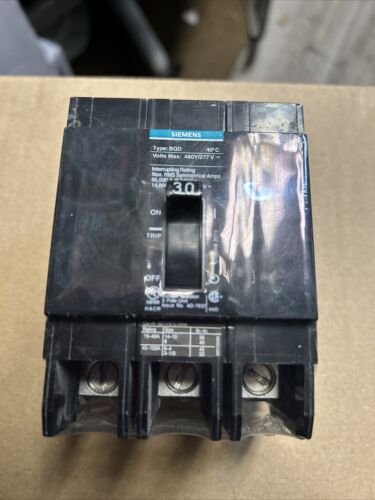 Siemens BQD330BP 30A 480V Circuit Breaker