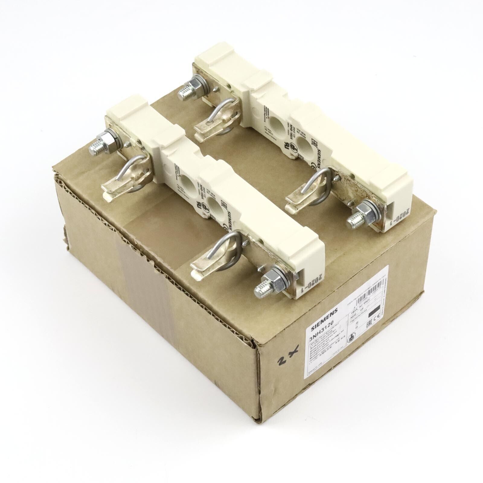 Siemens NH-Sicherungsunterteil 3NH3120 (2Stk.) OVP