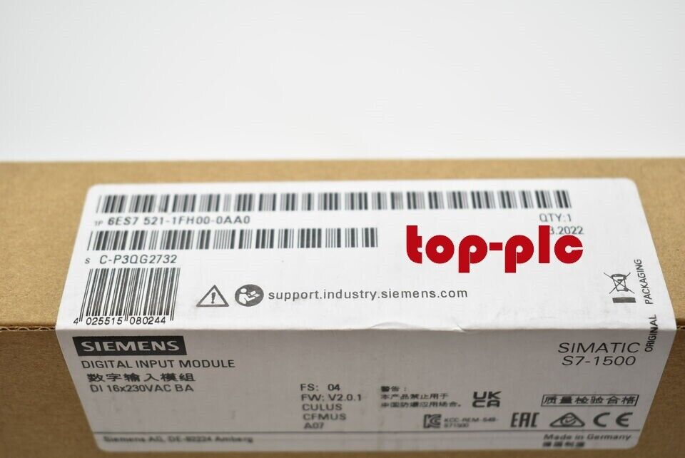 New Siemens 6ES7521-1FH00-0AA0 /6ES7521-1FH00-0AA0 Digital Input Module