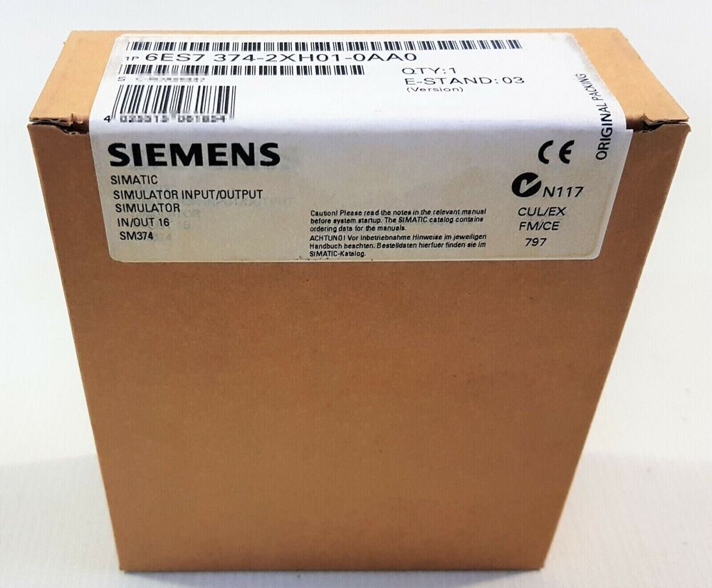 6ES7 374-2XH01-0AA0 New Siemens 6ES73742XH010AA0 Simulator Input Module