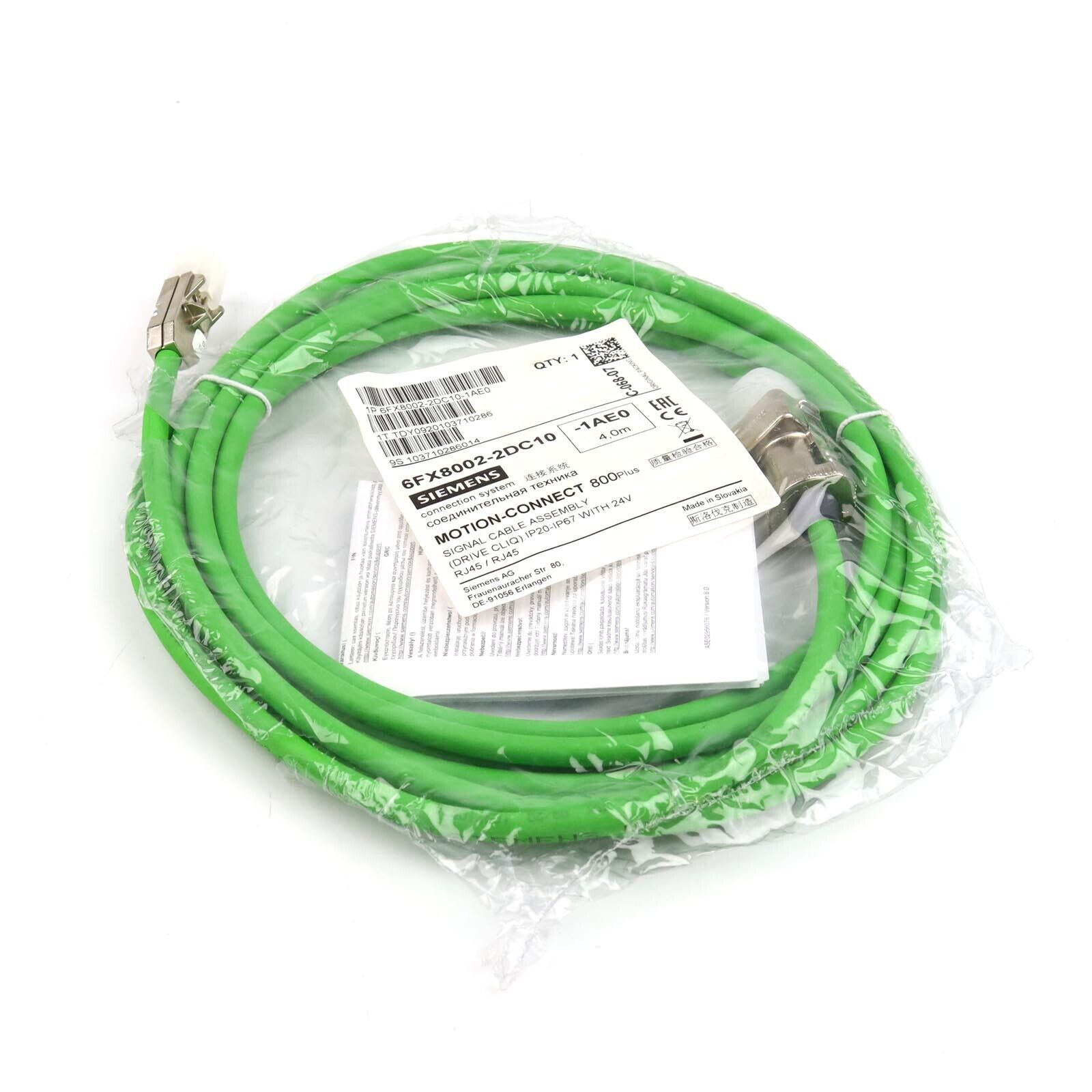 Siemens Signalleitung 6FX8002-2DC10-1AE0 OVP
