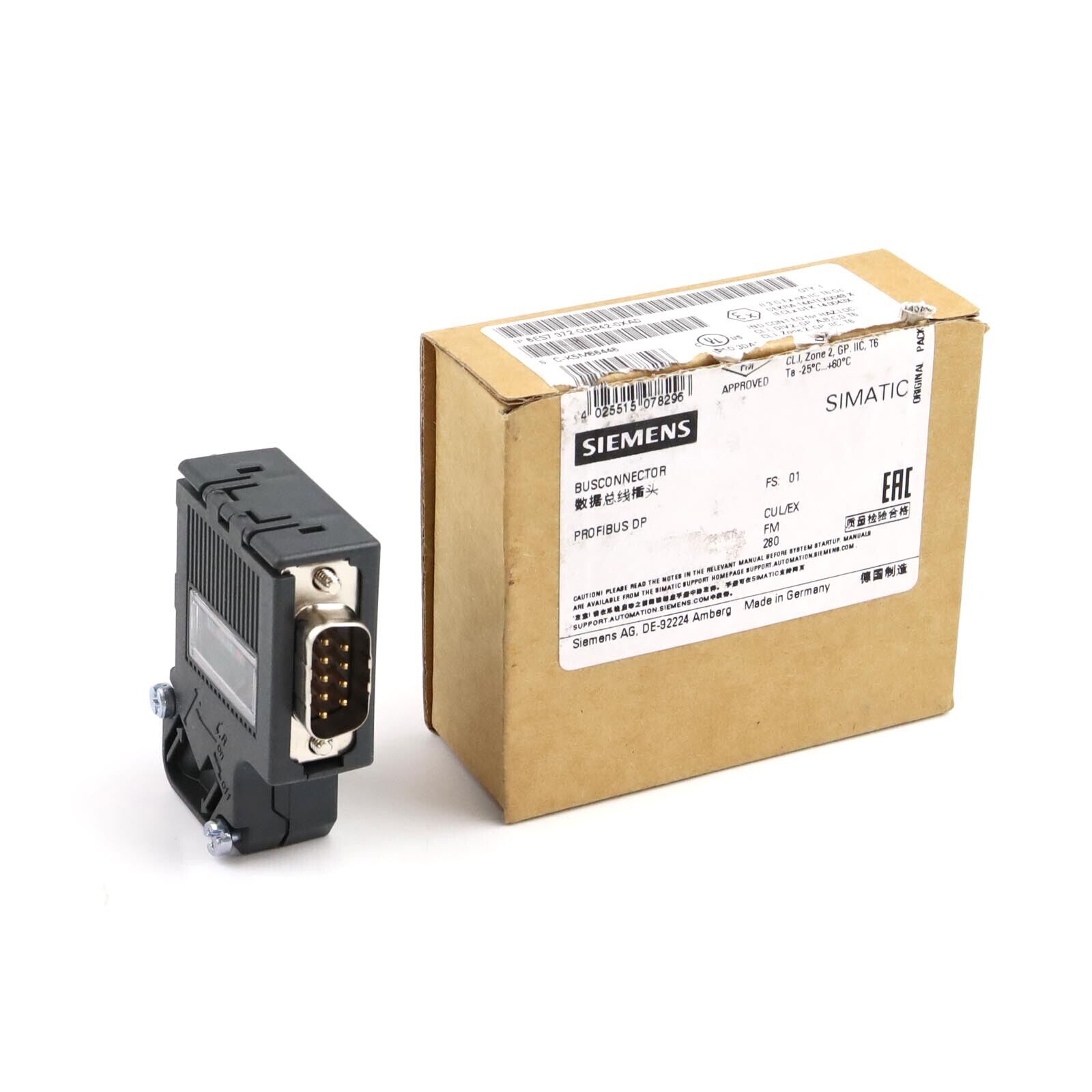Simatic DP Anschlusstecker 6ES7 972-0BB42-0XA0 OVP