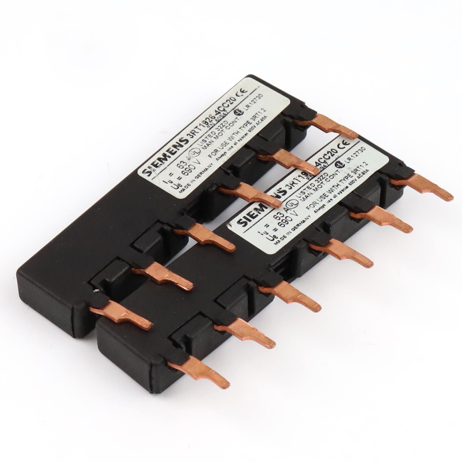 Siemens 3 Phase Busbar 3RT1926-4CC20 (2pcs) GEB
