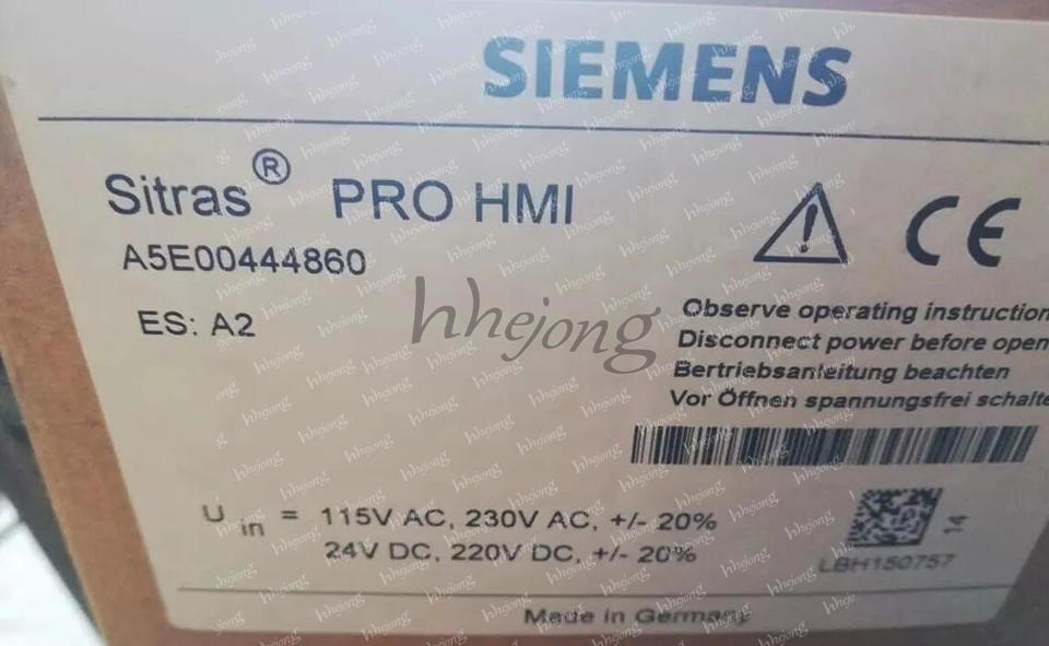 ONE NEW SIEMENS Touch Screen A5E00444860