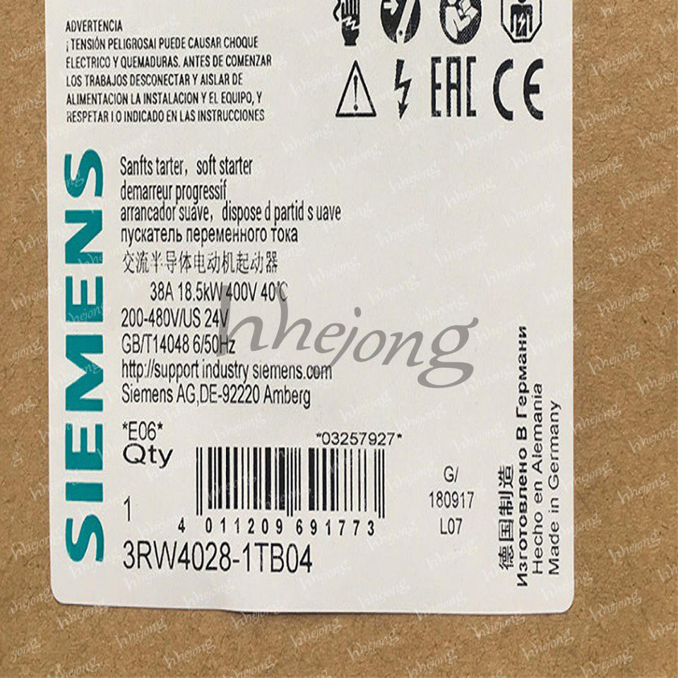 1PCS NEW SIEMENS 3RW4028-1TB04 3RW4 028-1TB04