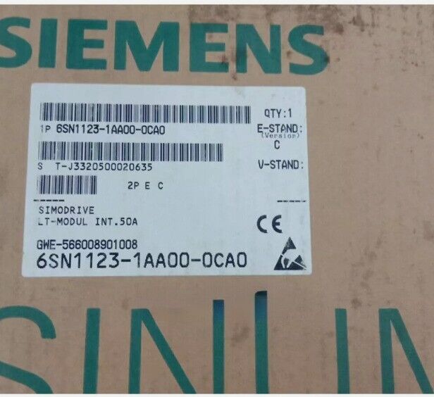 6SN1123-1AA00-0CA0 New SIEMENS SIMODRIVE 611 6SN1123-1AA00-0CA0