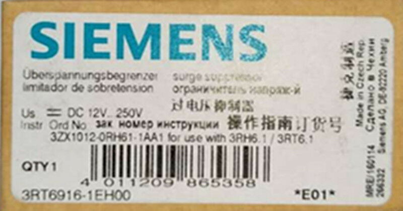 1PC  NEW SIEMENS 3RT6916-1EH00  DC12V-250V  fast shipping