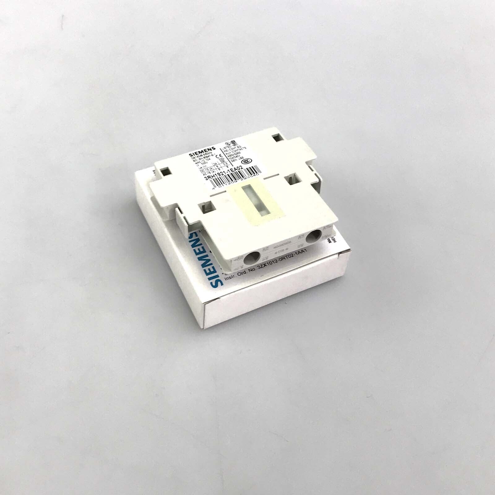 Siemens auxiliary switch 3RH1921-1EA02 original packaging