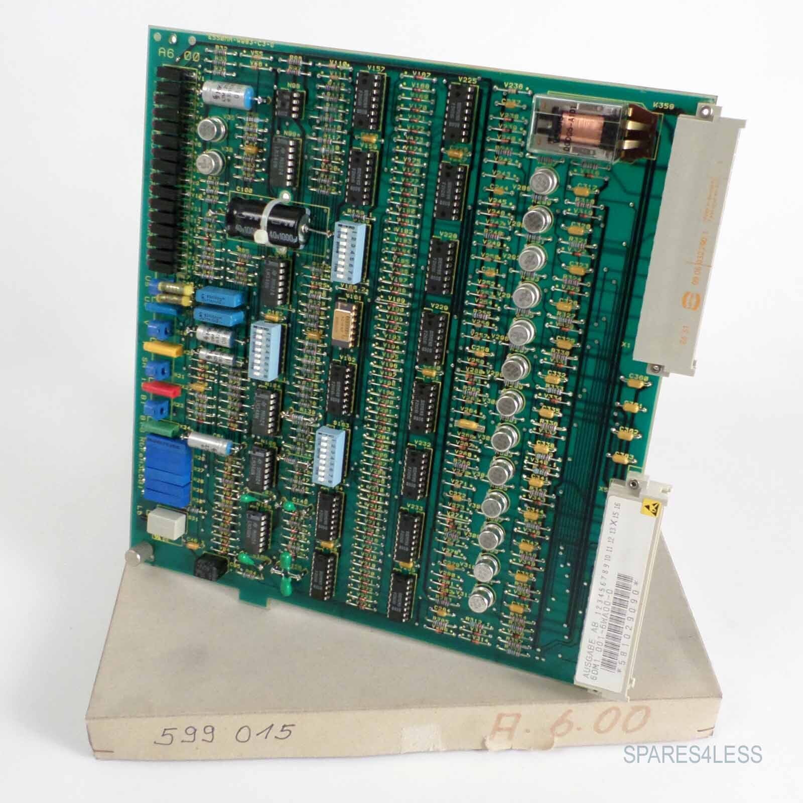 Siemens Control System 6DM1001-6WA00-0 NOV