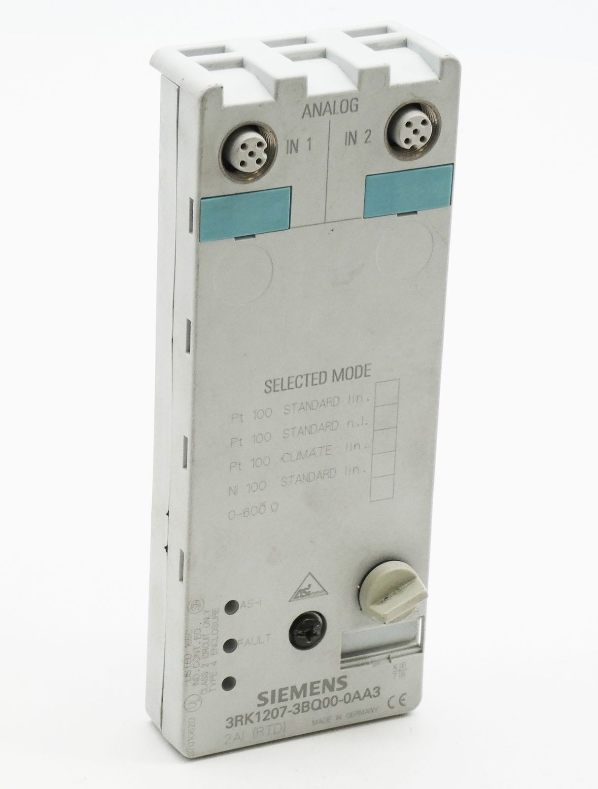 Siemens 3RK1207-3BQ00-0AA3 3RK1 207-3BQ00-0AA3 E:05 Input Module -used-