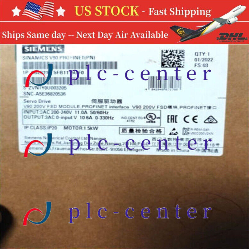 NEW in Box Siemens 6SL3210-5FB11-5UF0 6SL32105FB115UF0 6SL3210-5FB11-5UF0