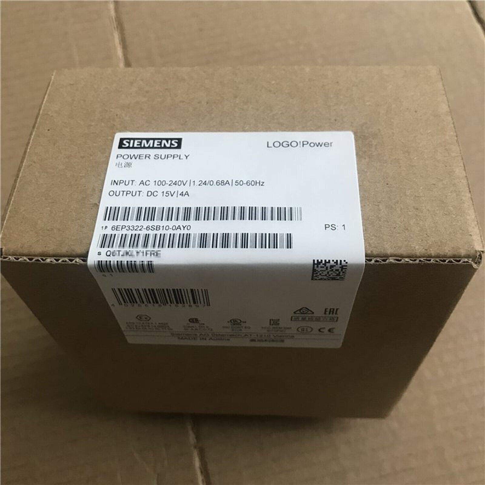 6EP3322-6SB10-0AY0 1pcs New SIEMENS L0G0 P0WER SUPPLY 6EP3322-6SB10-0AY0
