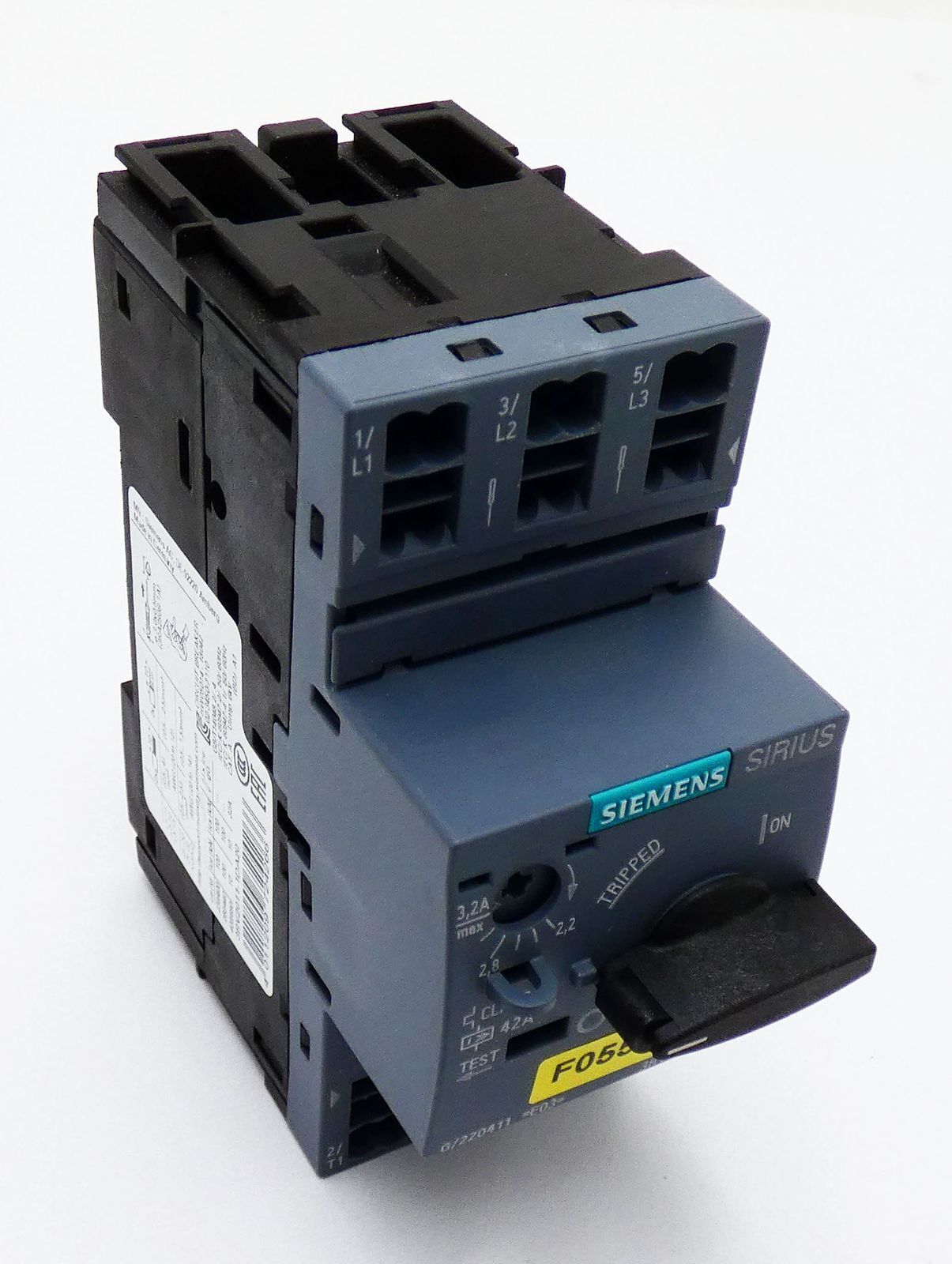Siemens SIRIUS 3RV2011-1DA20 3RV2 011-1DA20 E:03 Circuit Breaker -used-