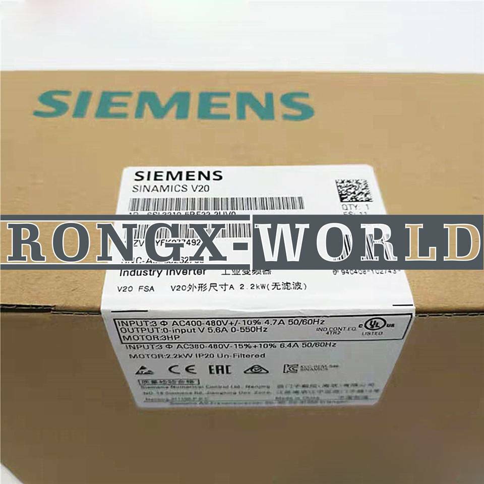 1PCS NEW Siemens Inverter 6SL3210-5BE22-2UV0 6SL3 210-5BE22-2UV0