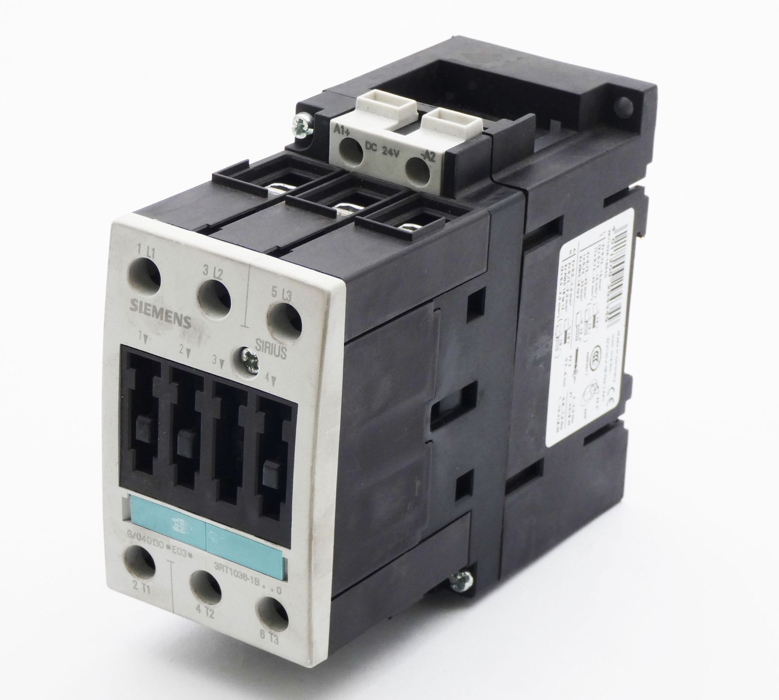 Siemens Sirius 3RT1 036-1BB40 E:03 Contactor -used-