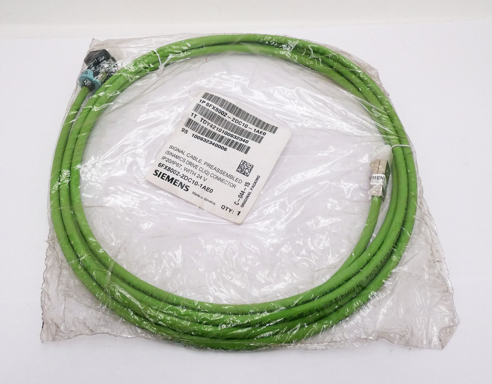 Siemens 6FX8002-2DC10-1AE0 6FX8 002-2DC10-1AE0 Signal Line Conf. -unused/original box-