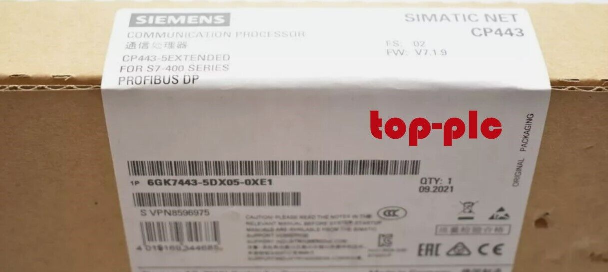 New Siemens 6GK7 443-5DX05-0XE1 6GK7443-5DX05-0XE1 Communications Processor