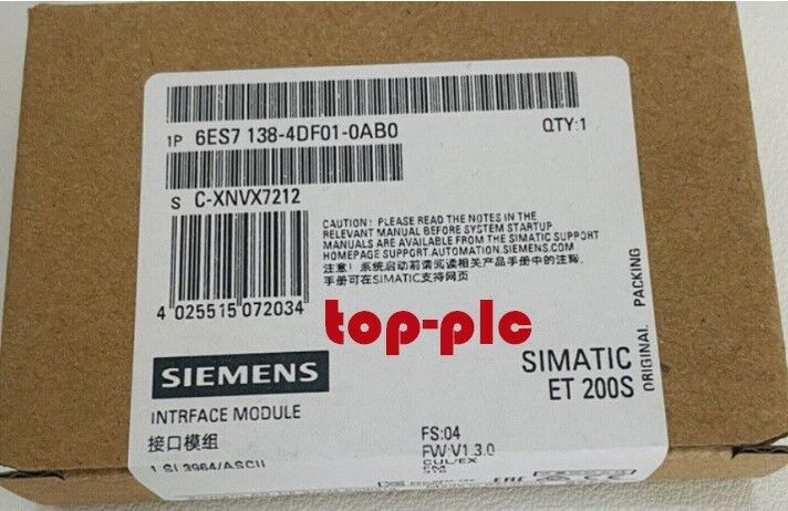 New Siemens 6ES7 138-4DF01-0AB0 / 6ES7 138-4DF01-0AB0 Interface Module