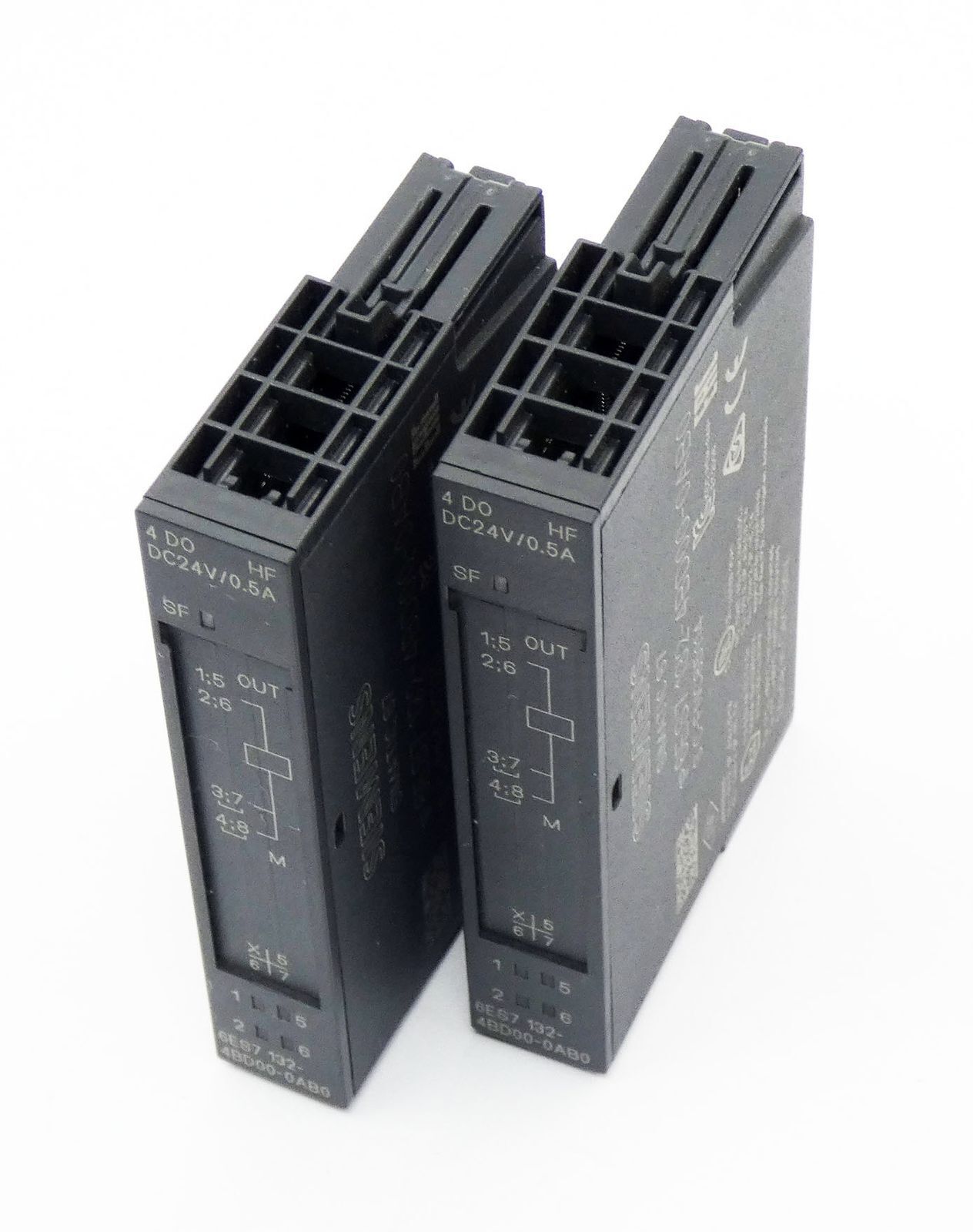 2x Siemens Simatic S7 6ES7 132-4BD00-0AB0 E:04 Electronics Module -used-