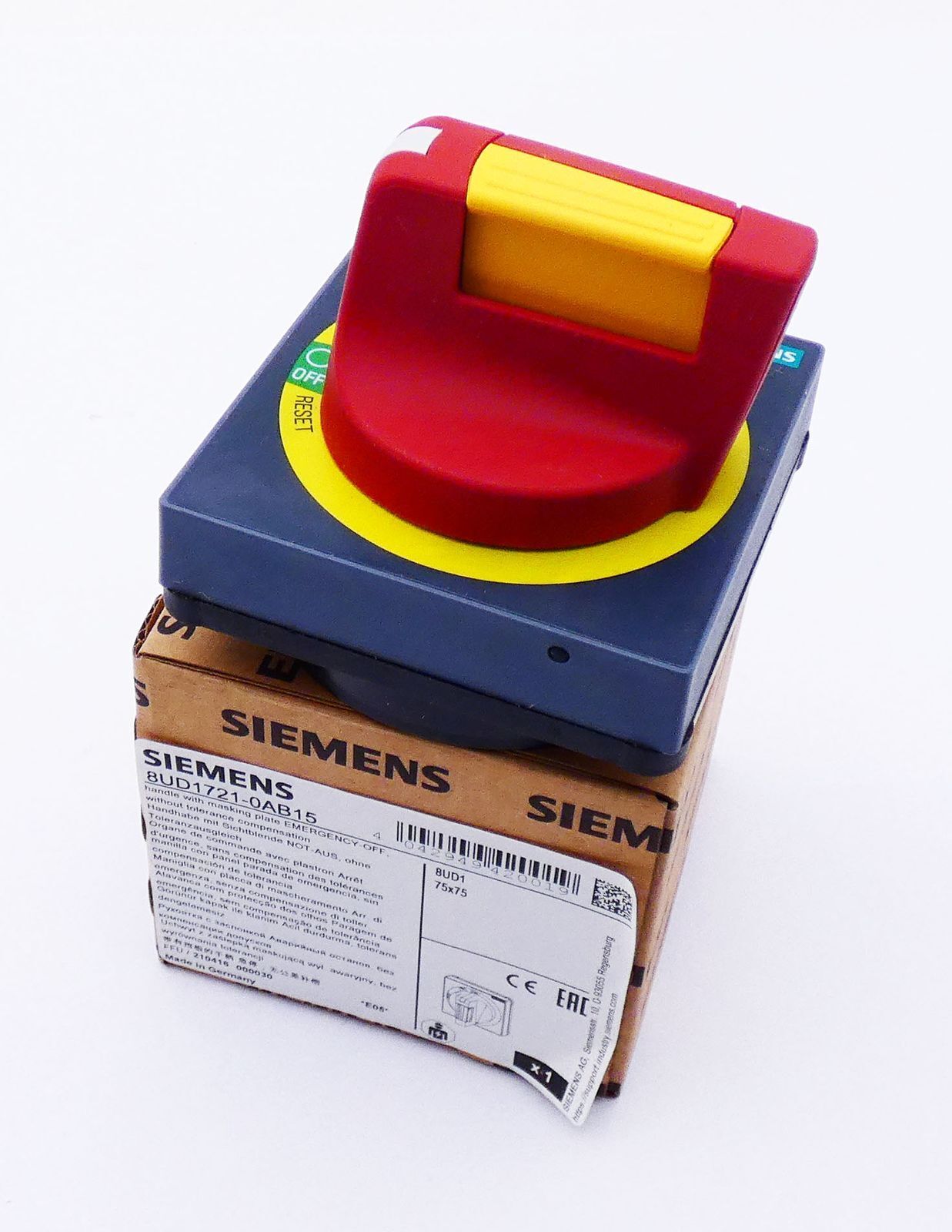 Siemens 8UD1721-0AB15 E:05 Handle with Visor -Unused/Original Packaging-