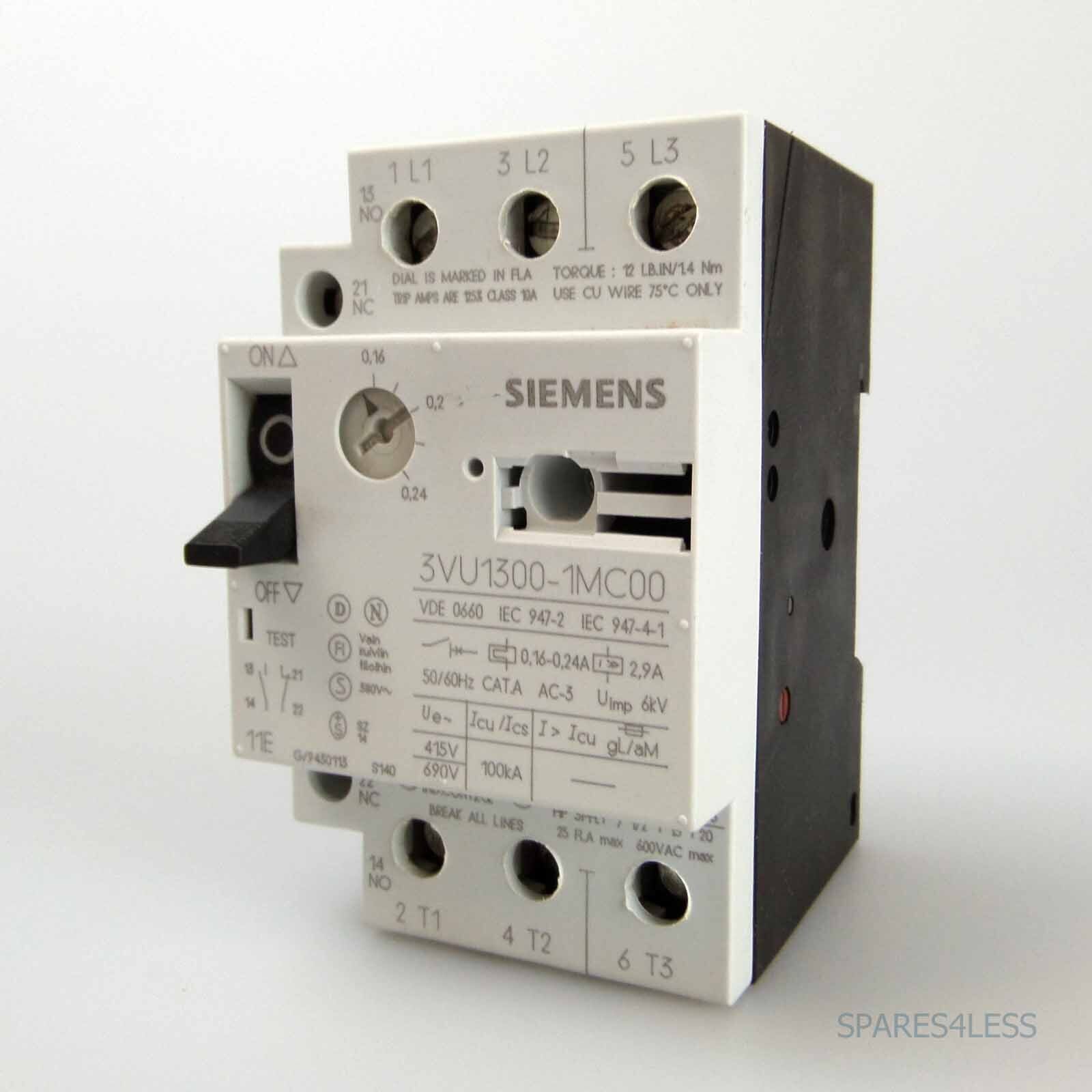 Siemens Circuit Breaker 3VU1300-1MC00 GEB