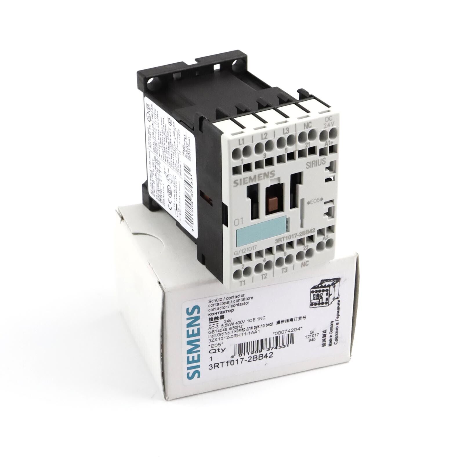Siemens Power Contactor 3RT1017-2BB42 Original Packaging