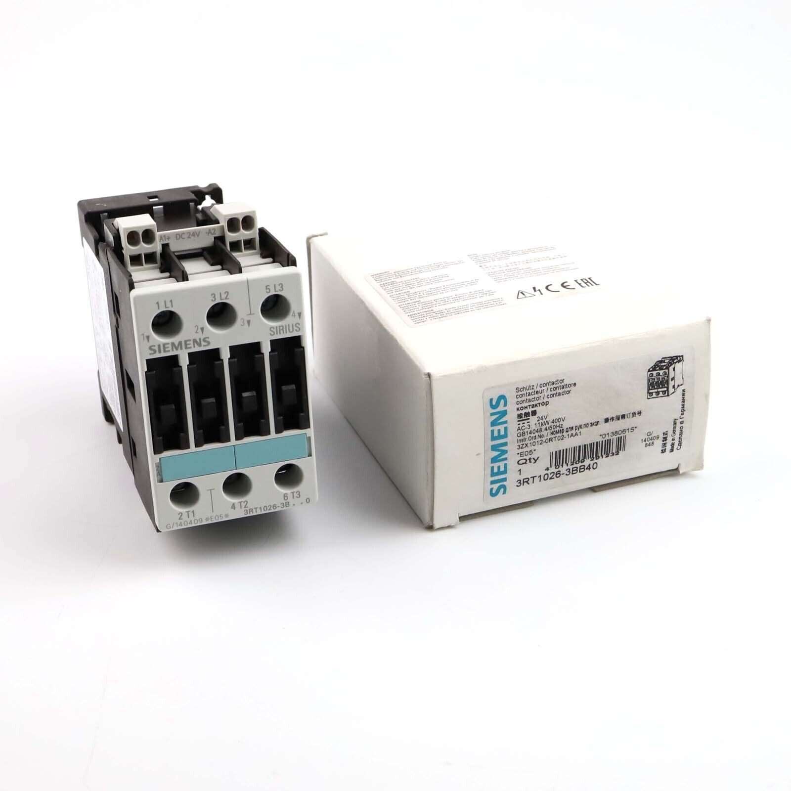 Siemens Power Contactor 3RT1026-3BB40 Original Packaging