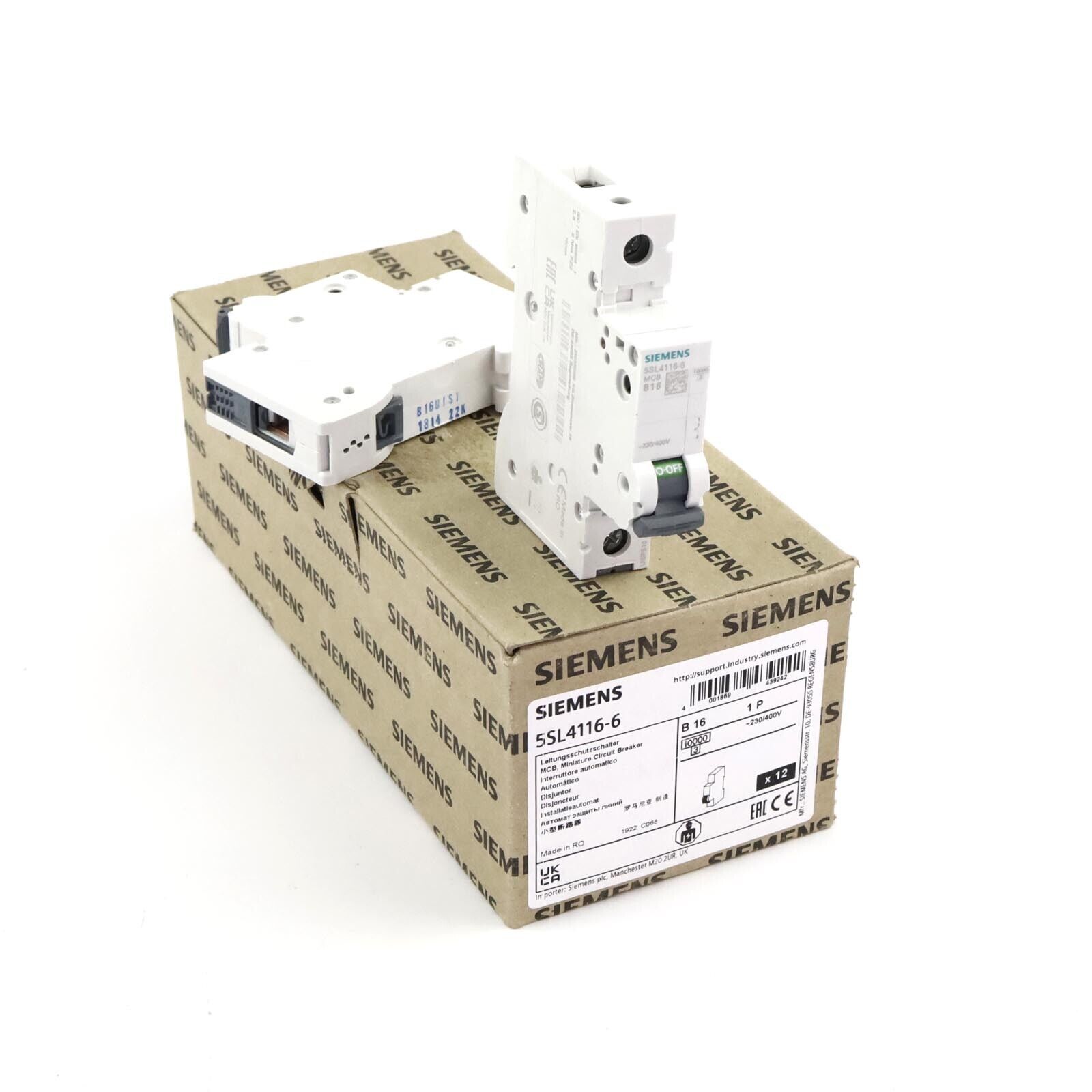 Siemens Circuit Breaker 5SL4116-6 (12pcs) original box