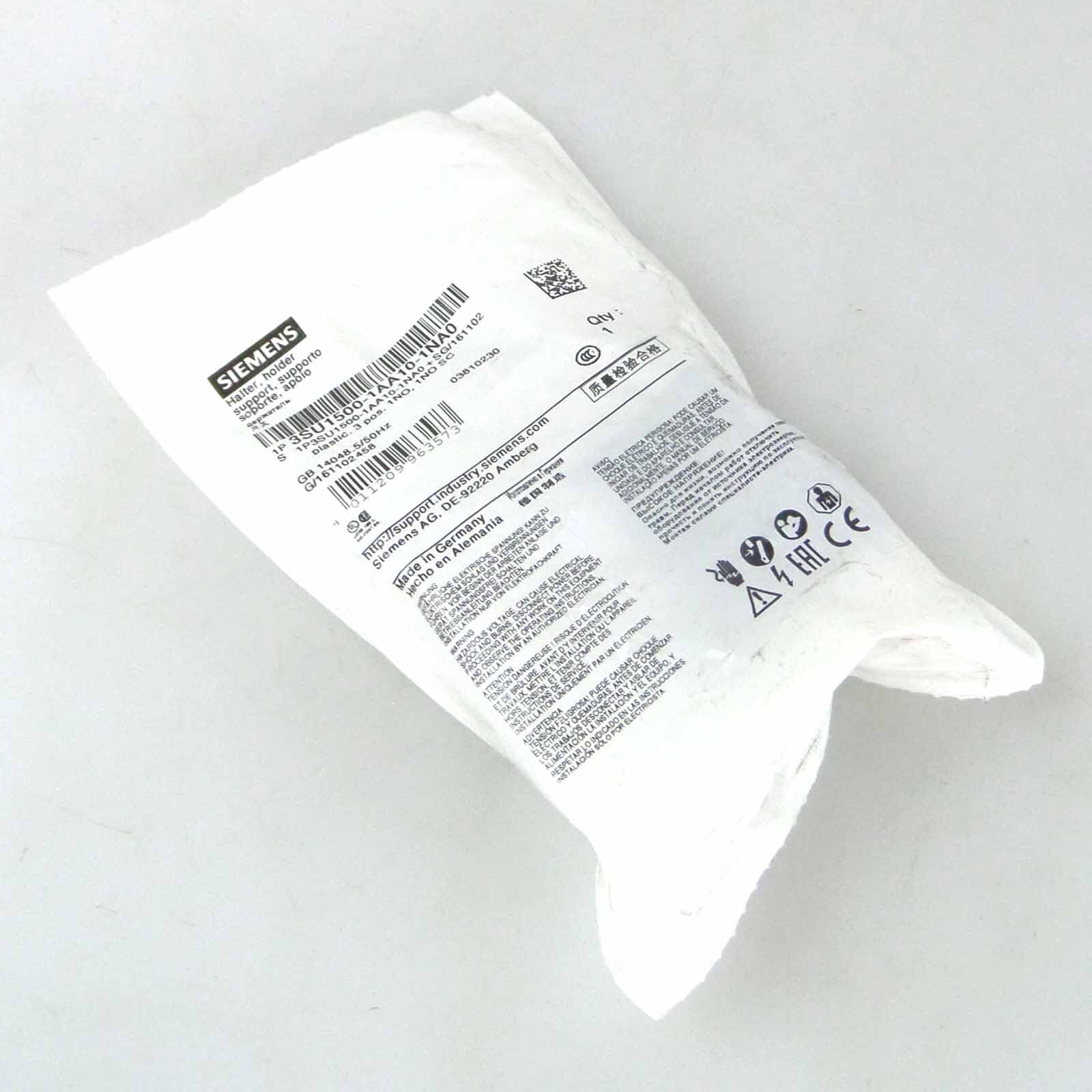 Siemens holder for 3 modules 3SU1500-1AA10-1NA0 original packaging