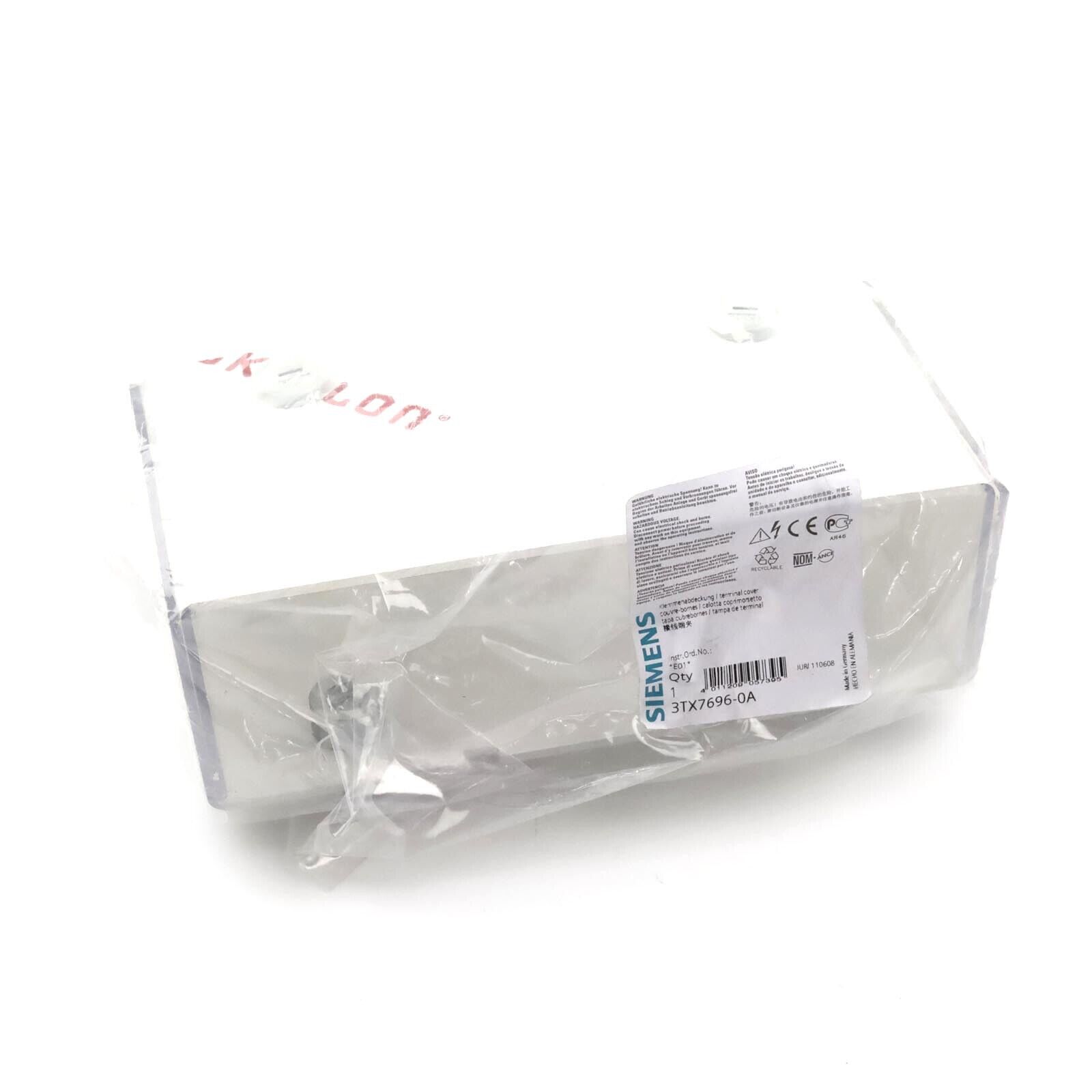 Siemens terminal cover 3TX7696-0A original packaging