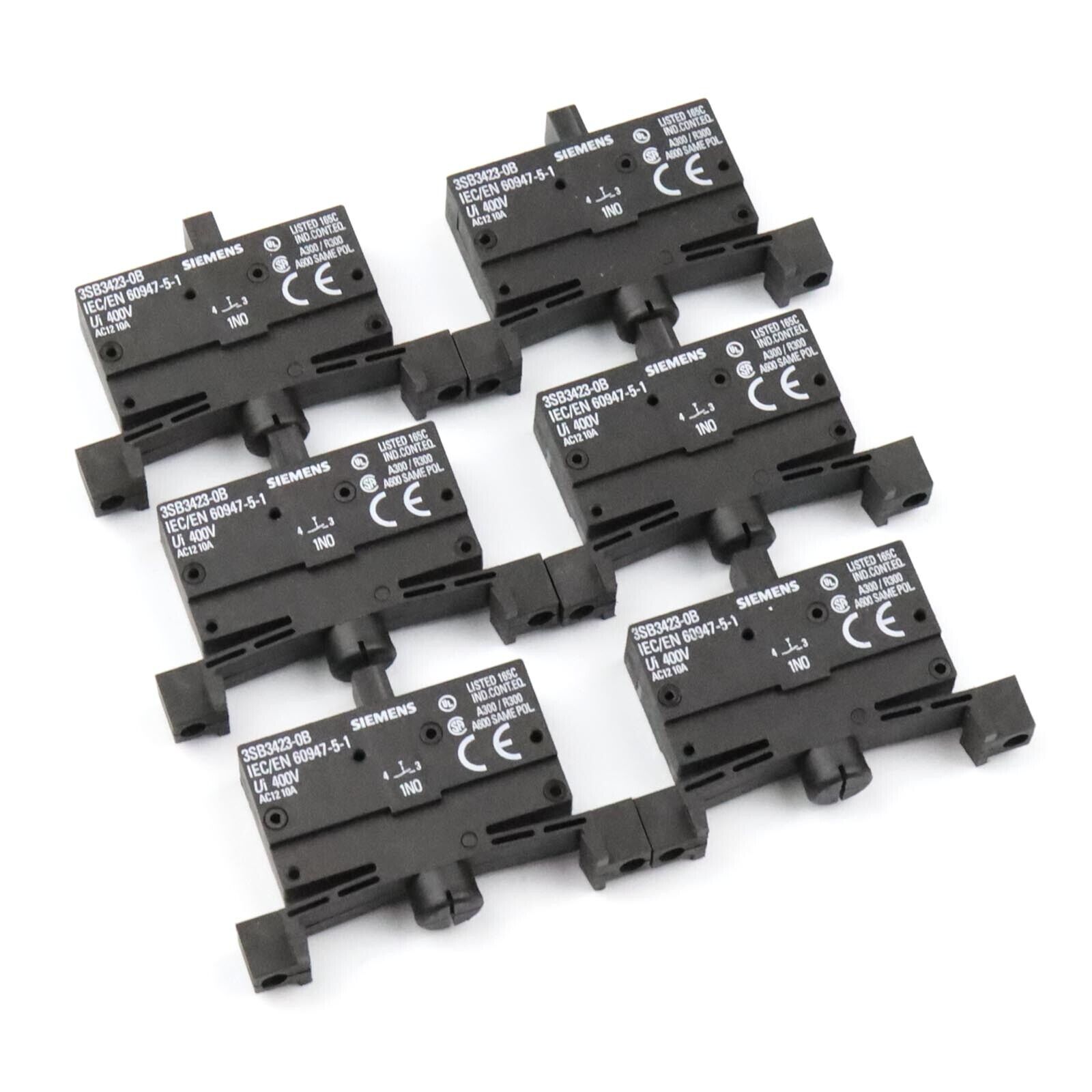 Siemens switching element 3SB3423-0B (6pcs.) NOV