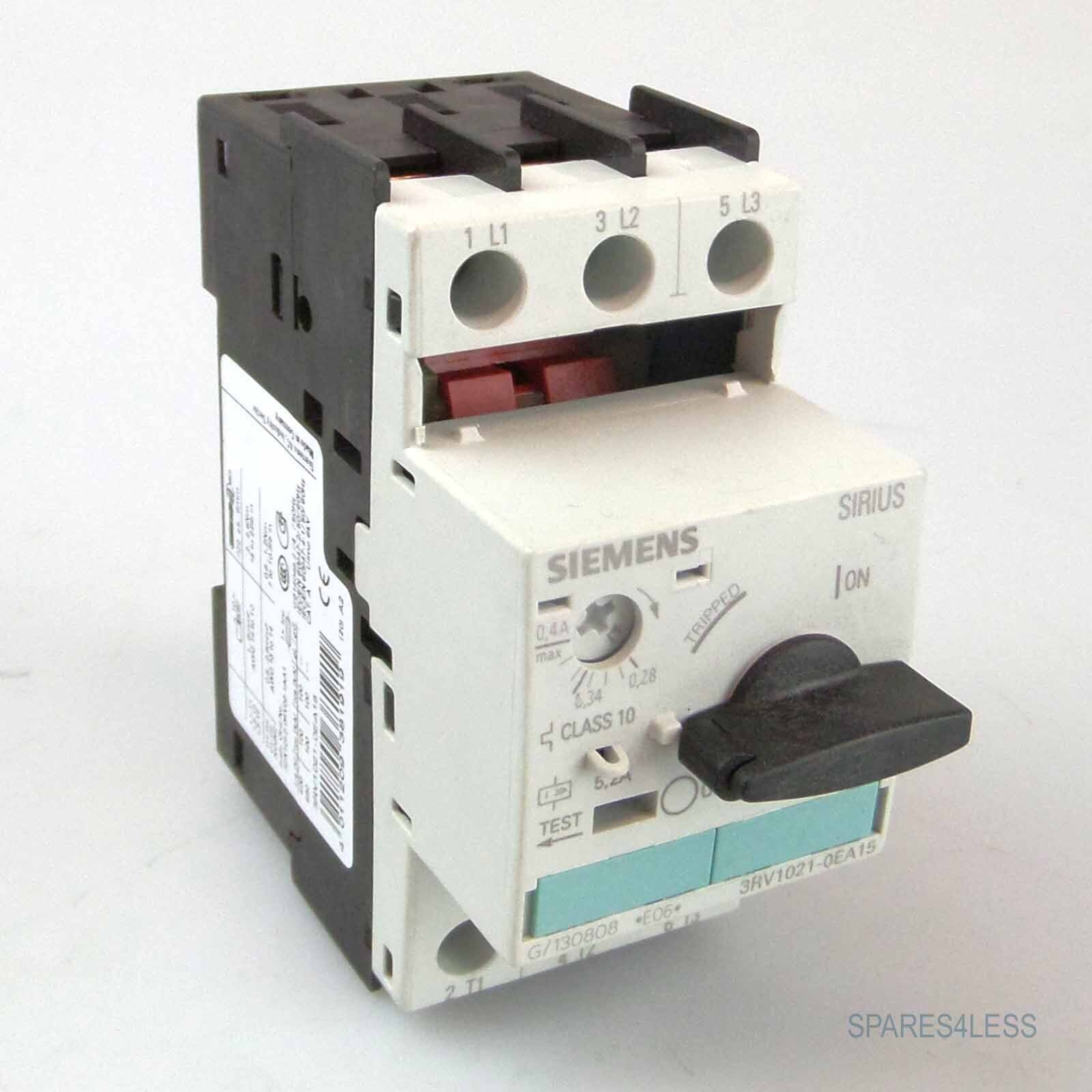Siemens Circuit Breaker 3RV1021-0EA15 #K2 GEB