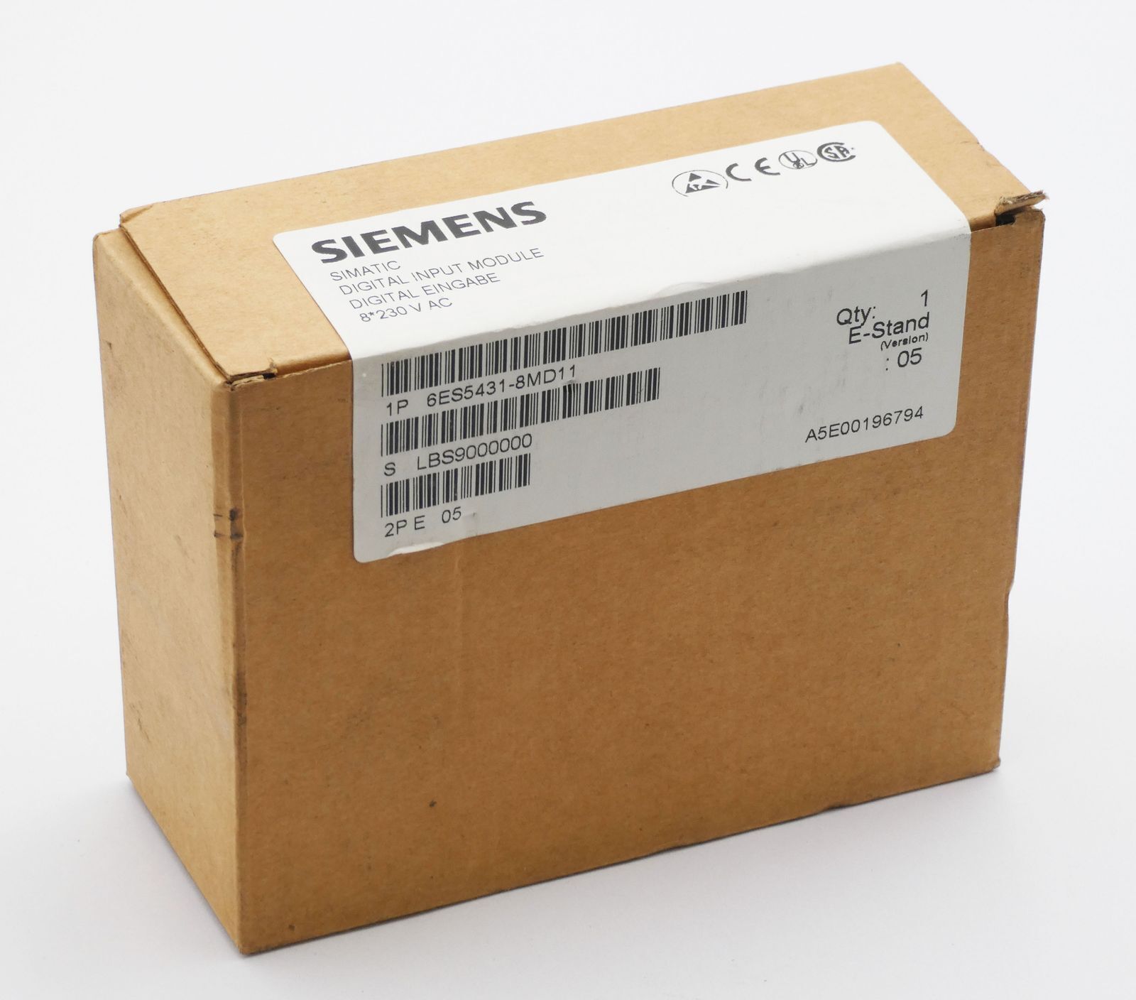 Siemens Simatic S5 6ES5 431-8MD11 E-Stand: 05 -sealed-