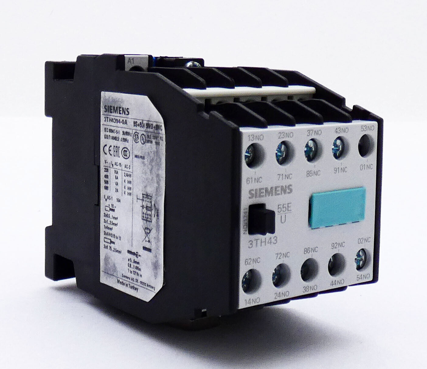 Siemens 3TH4394-0A 5S+5Ö/5NO+5NC Contactor -Unused-