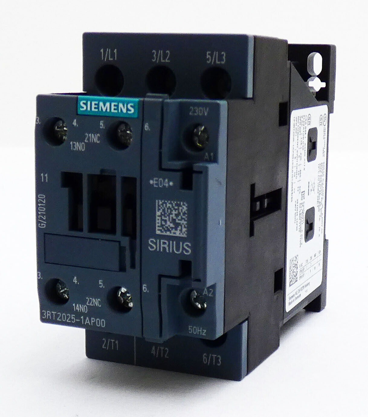 Siemens SIRIUS 3RT2025-1AP00 3RT2 025-1AP00 E:04 Power Contactor -Unused-
