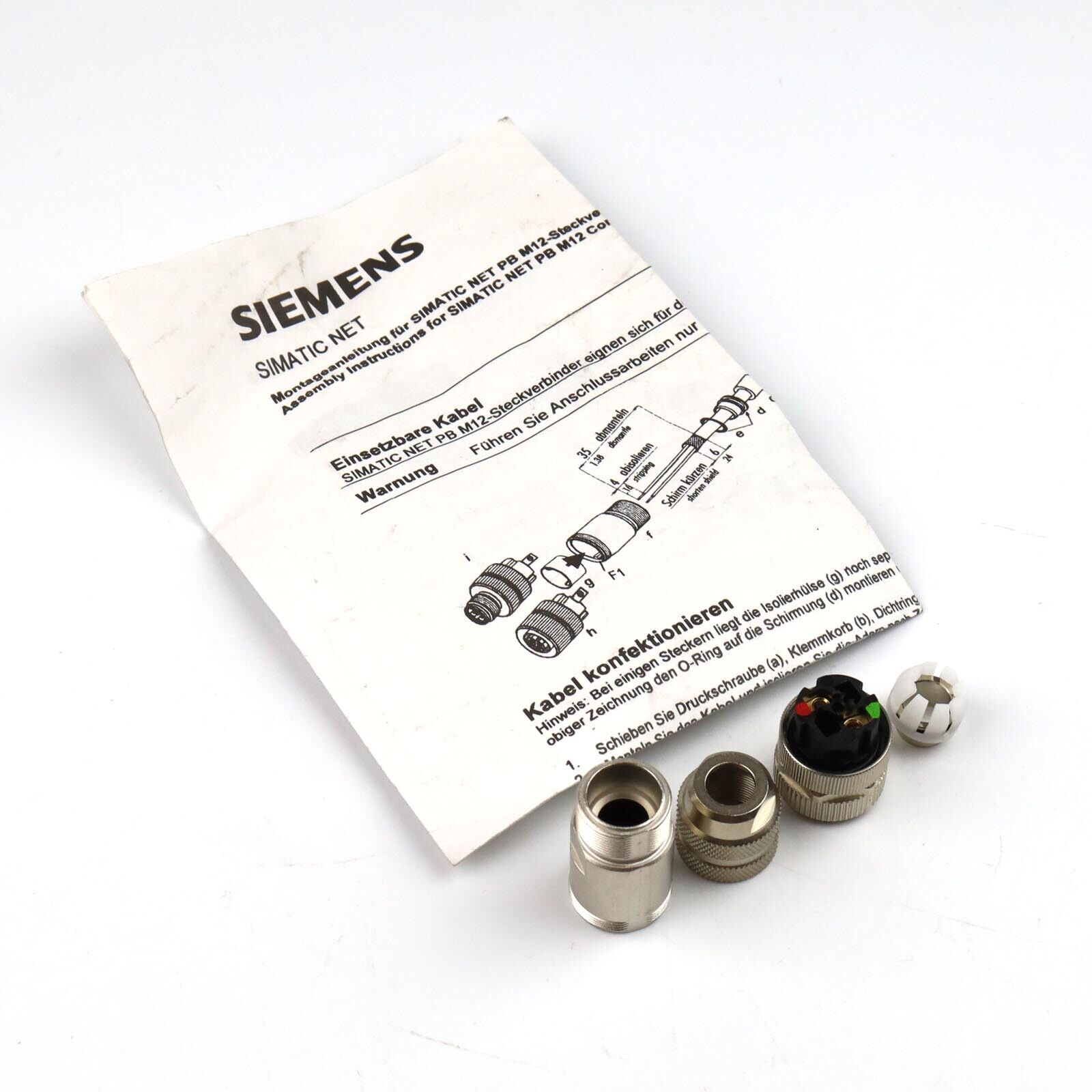 Siemens M12 Connector Plug 6GK1905-0EB00 GEB