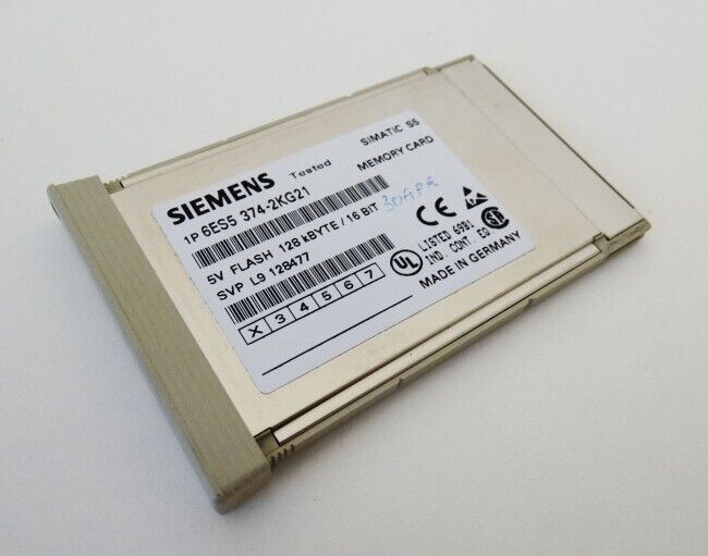 Siemens Simatic S5 6ES5374-2KG21 E-Stand: 02 Memory Card 128KB/16 bit -used-