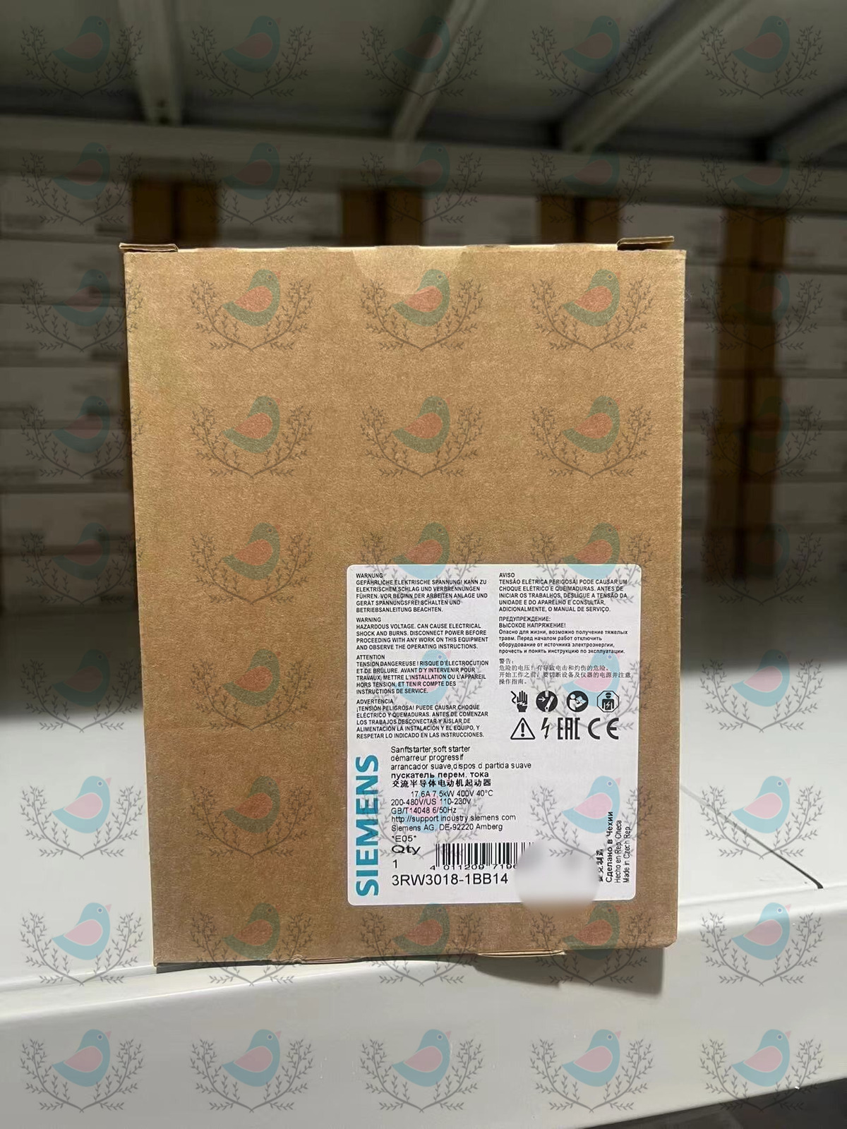 3RW3018-1BB14 Siemens soft starter brand new Shipping DHL or FedEX