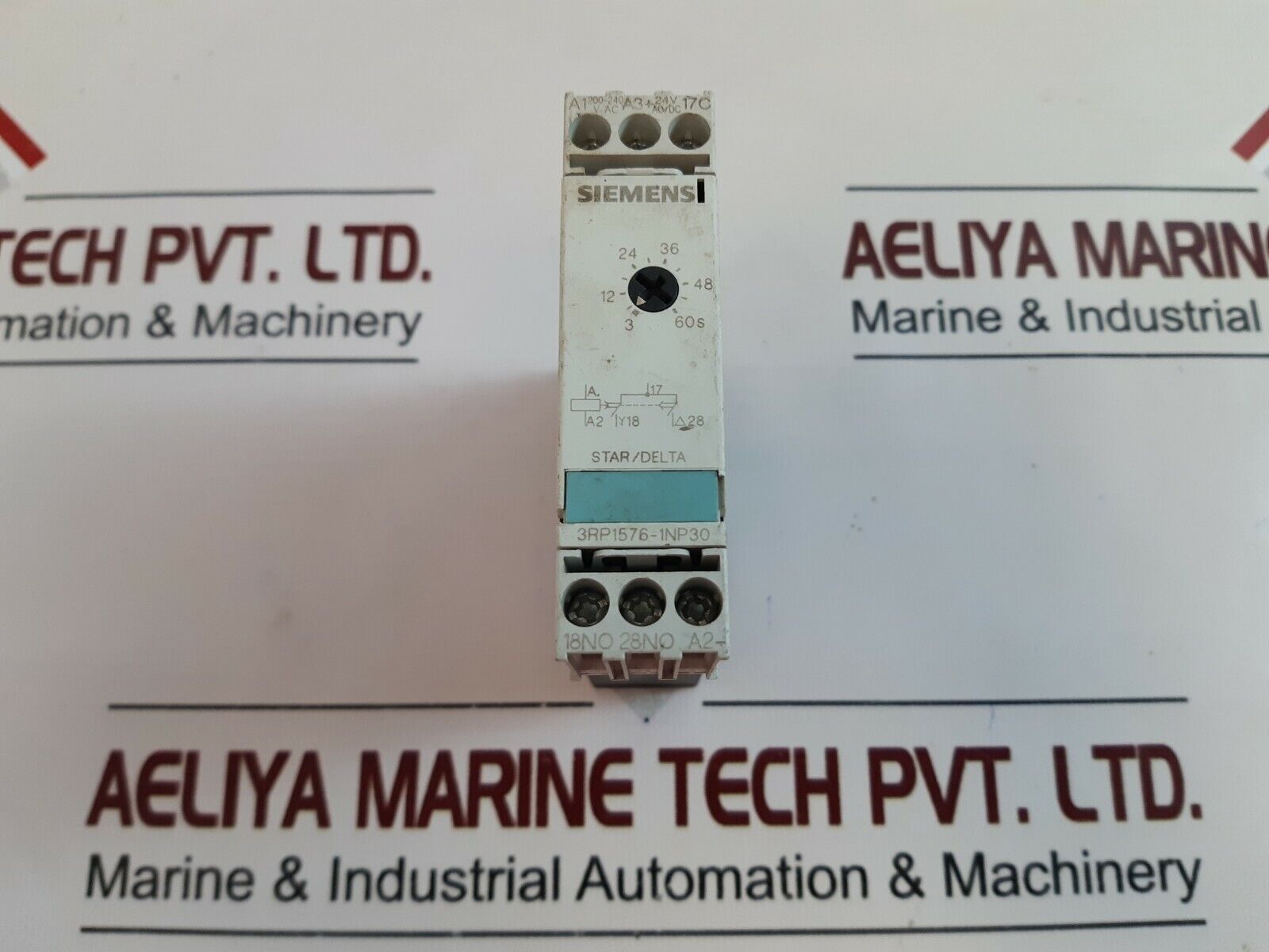 Siemens 3RP15761NP30 Star Delta Time Relay 200-240V 50/60Hz