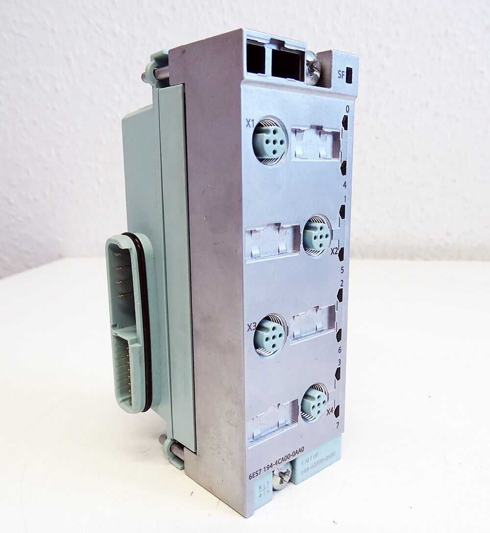 Siemens 6ES7 194-4CA00-0AA0 E:02 + 6ES7 144-4GF01-0AB0 E:02 4 AI I HF -used-