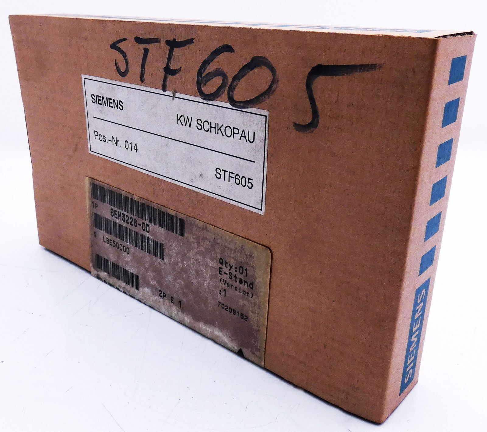 Siemens ISKAMATIC B 6EM3226-0D 6EM3 226-0D E-Stand: 01 -sealed-