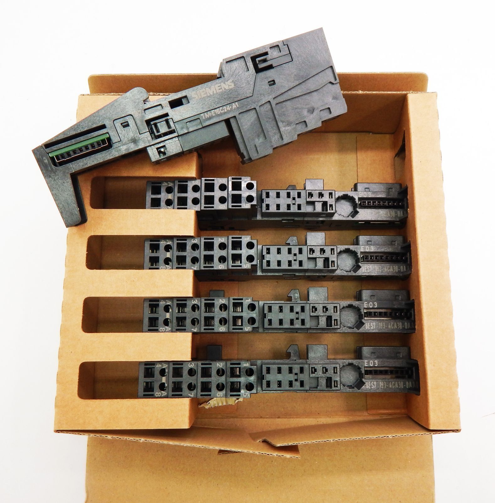 5x Siemens Simatic 6ES7 193-4CA30-0AA0 E-Stand :03 Terminal Module -Unused/Original Packaging-