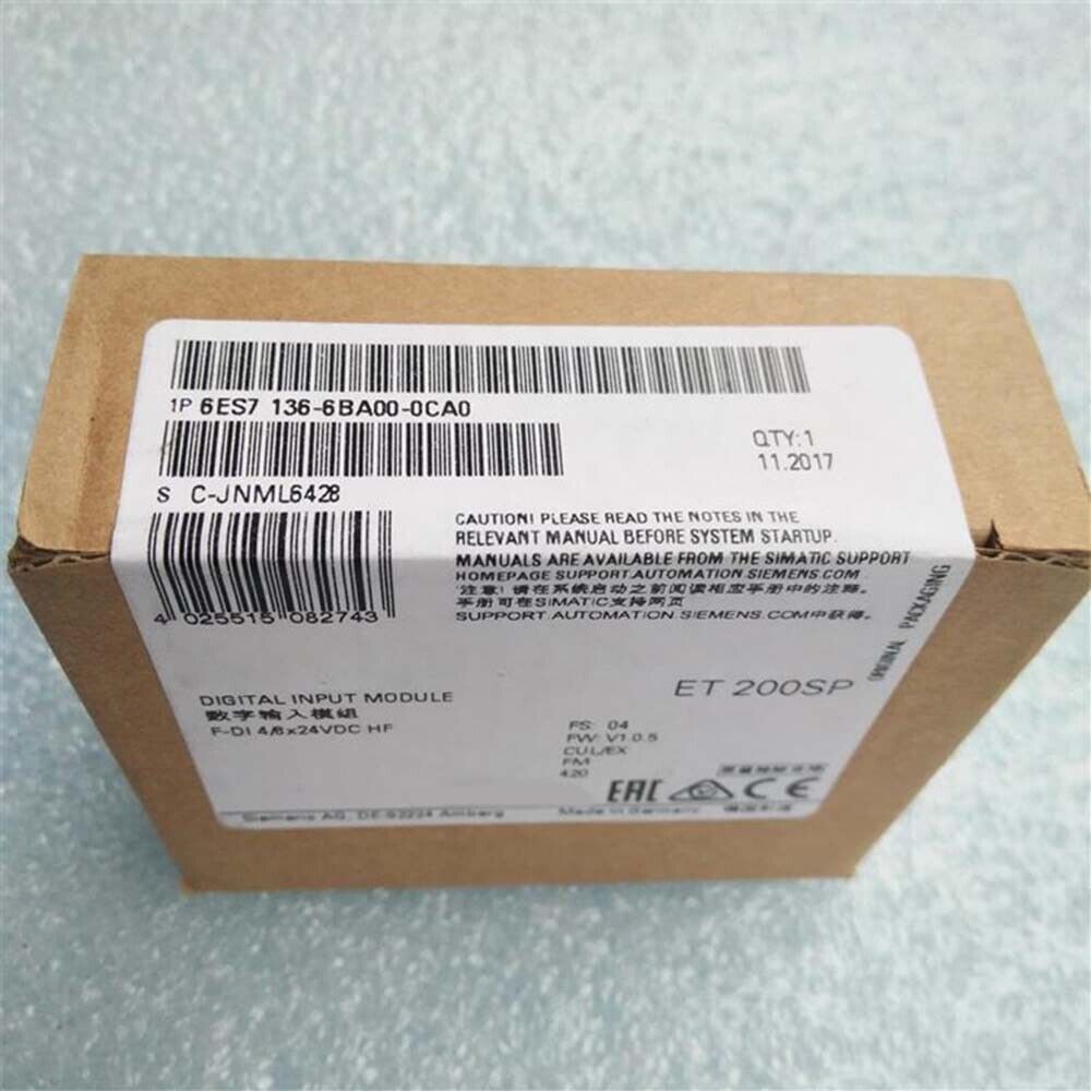 6ES7 136-6BA00-0CA0 SIEMENS PLC New In Box Spot Goods UPS Expedited Shipping