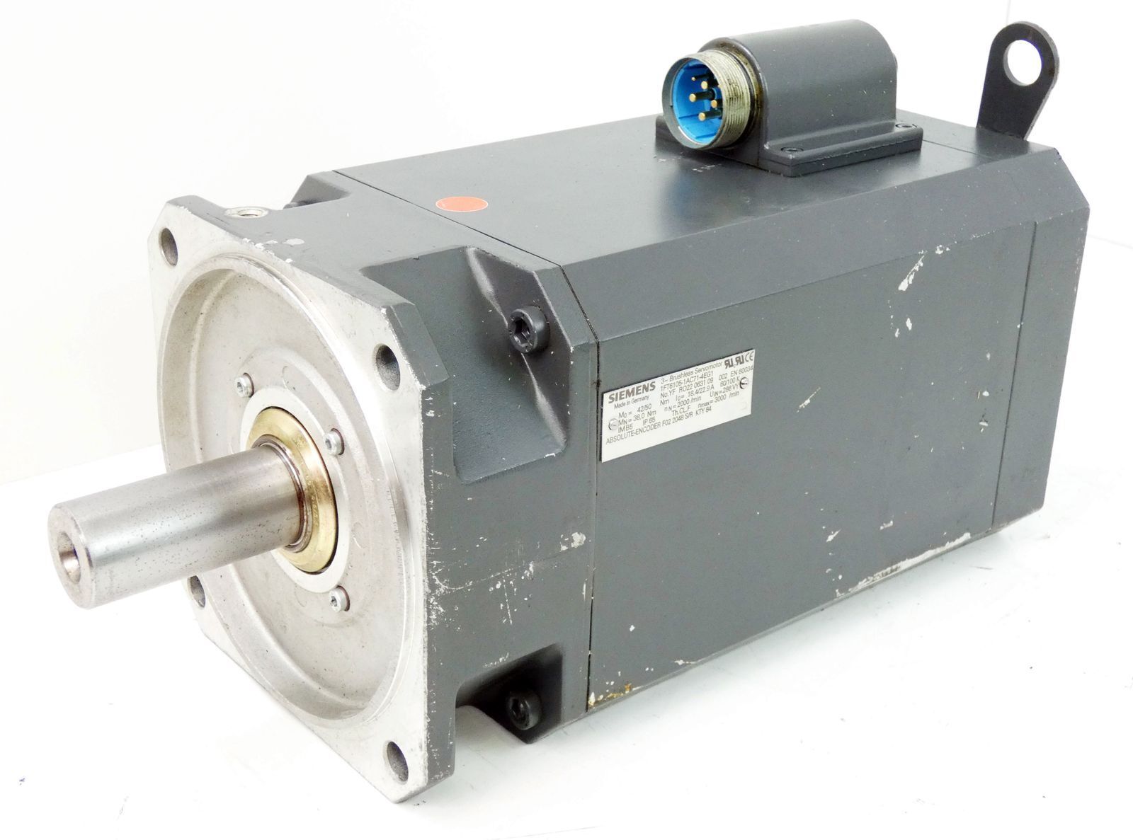 Siemens 1FT6105-1AC71-4EG1 Servo Motor rpm3000 + Encoder 2048 S/R -used-