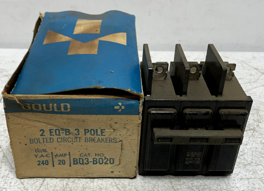 Siemens BQ3-B020 Bolted Circuit Breaker 3 Pole 20 Amp 240V